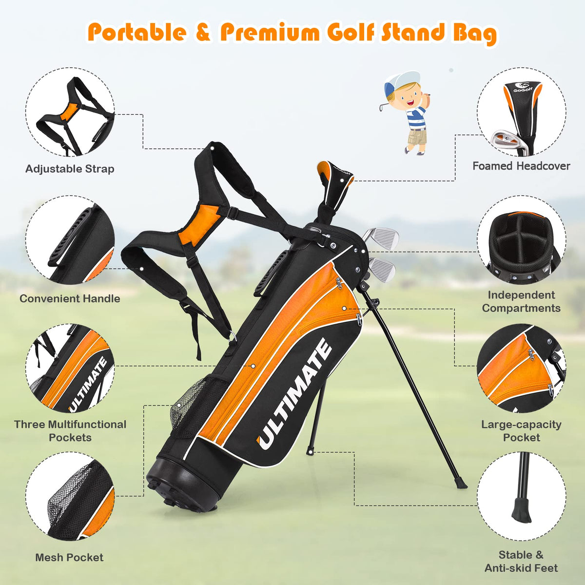 OfficeJOY 7# iron offers light weight and precise control