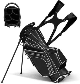 OfficeJOY Golf Stand Bag with 6-way divider keeps clubs neatly organized.
