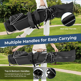 OFFICEJOY golf stand bag lightweight 3.5 lbs for easy transport