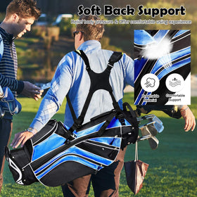 OfficeJoy golf stand bag is lightweight at five pounds for easy carry