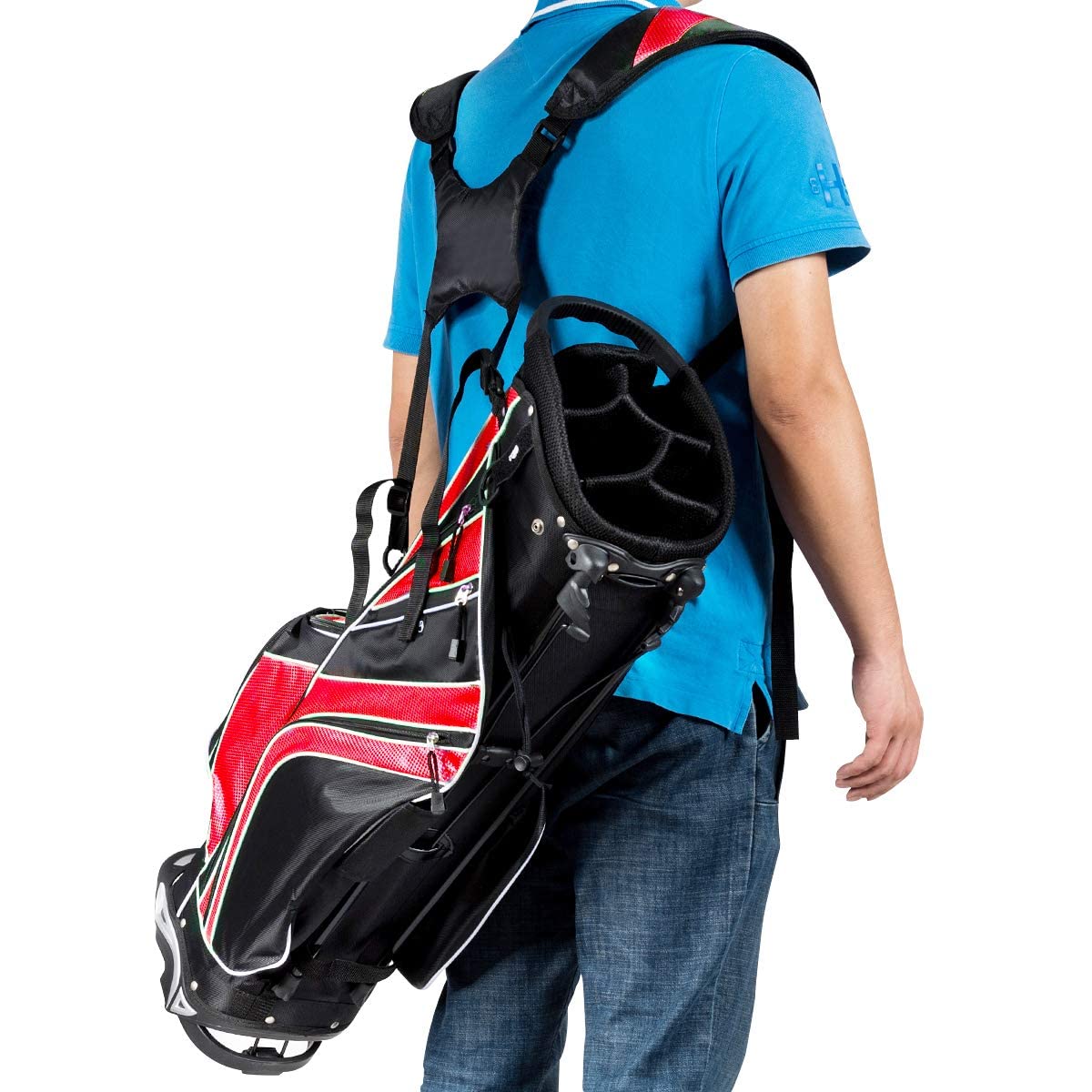 OFFICEJOY Red design blends practicality with sport aesthetics on fairways.