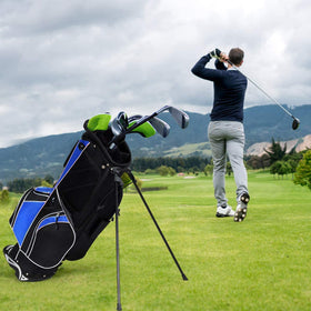 OfficeJoy bag includes umbrella holder for quick on-course access