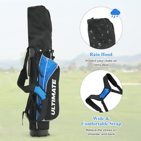 OfficeJOY lightweight kids golf club illustrating simple carrying and setup.