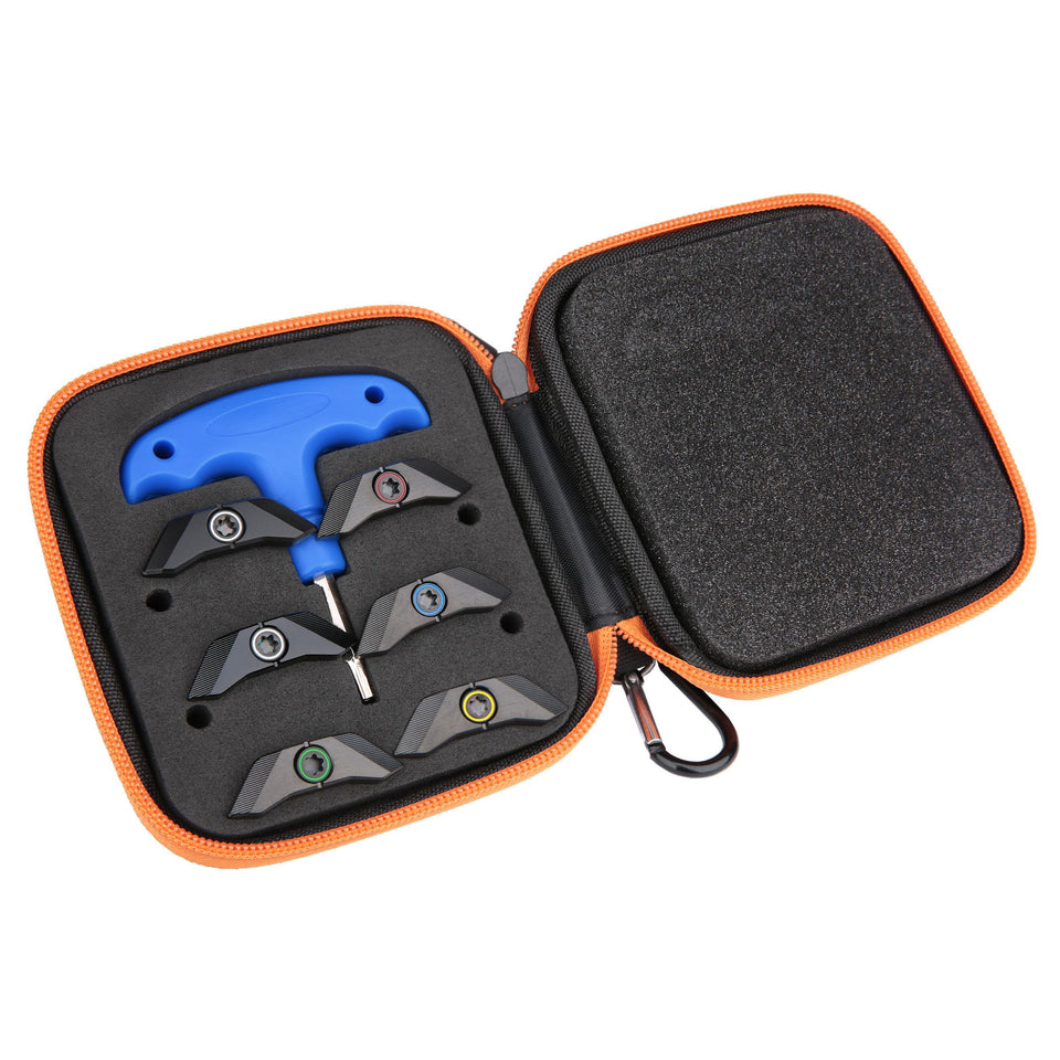 OGECLF weights set contents shown for easy tuning of Titleist TSR clubs