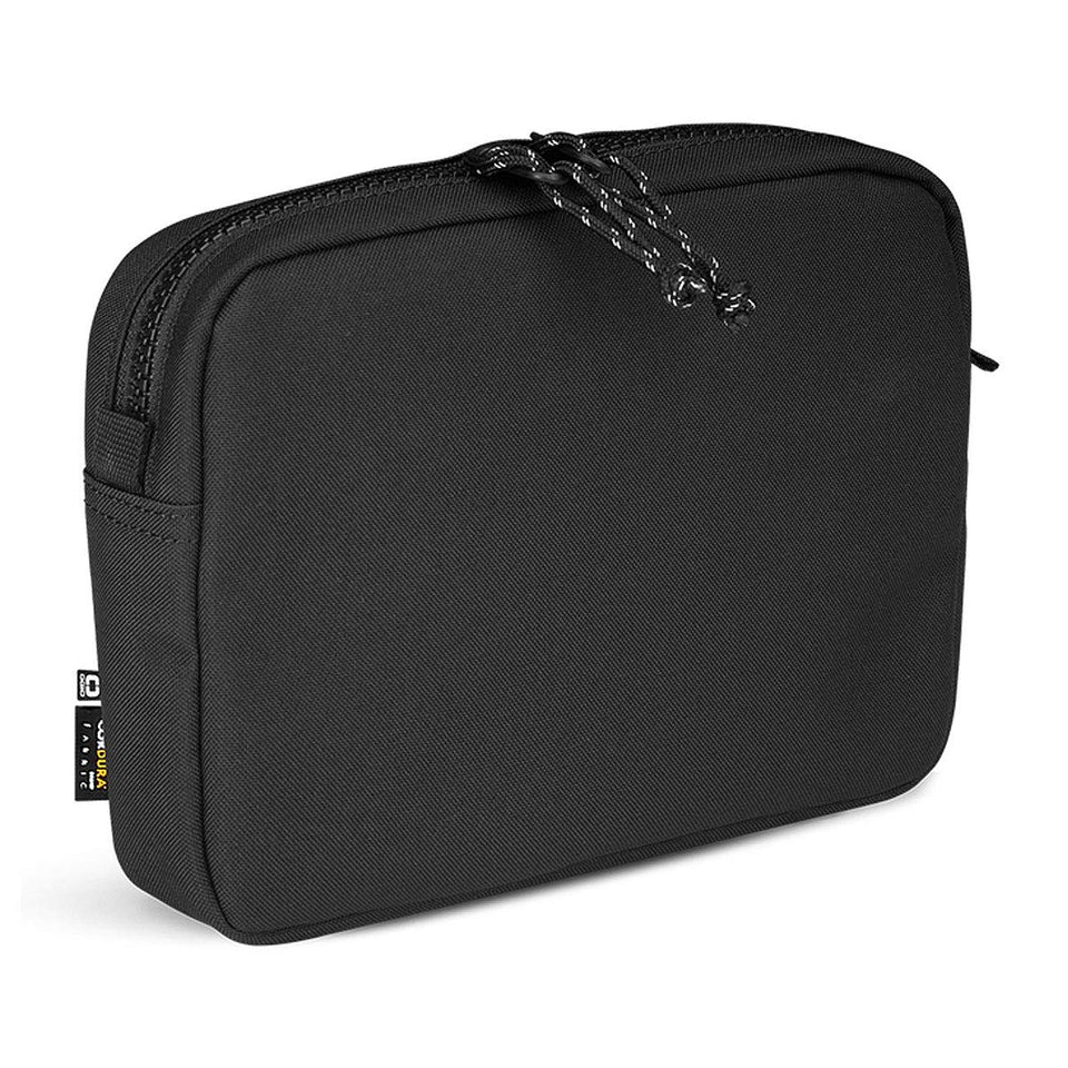 OGIO Alpha Convoy Mod Case front view shows durable black shell and modular options.