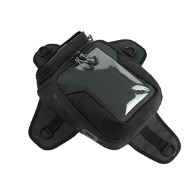 OGIO Supermini Tanker Stealth 2.0 front view shows secure magnetic clip for quick attachment