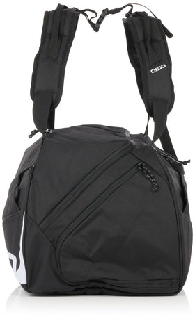 OGIO Team Baseball Duffel Bag, black strap close-up, comfortable carry during travel and games.