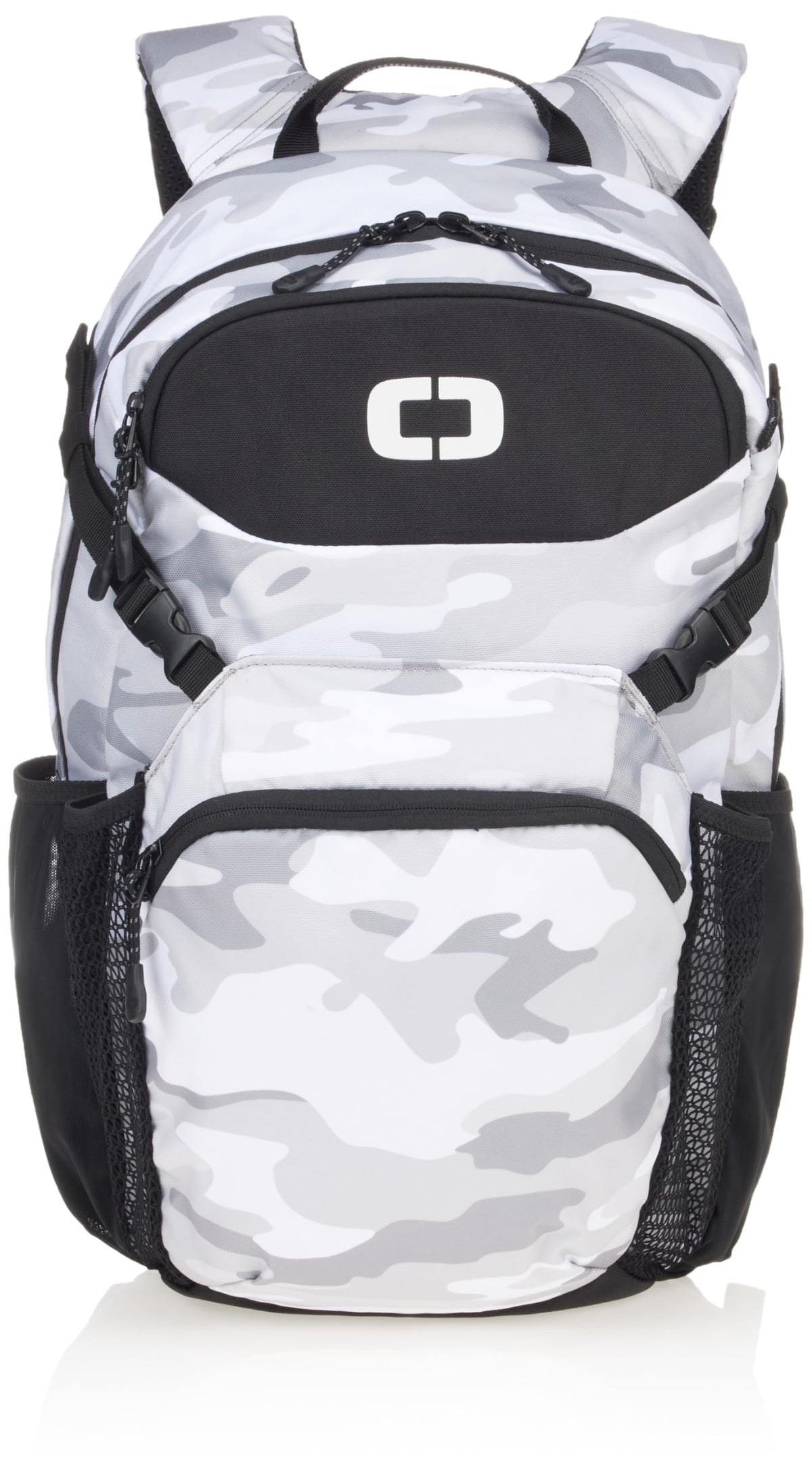 OGIO Team Pro 25 Backpack Camouflage front view with rugged durability for daily use.