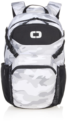 OGIO Team Pro 25 Backpack Camouflage front view with rugged durability for daily use.