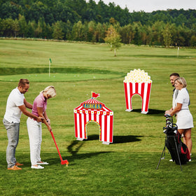 Oitnlaughter carnival mini golf tees for quick setup and play