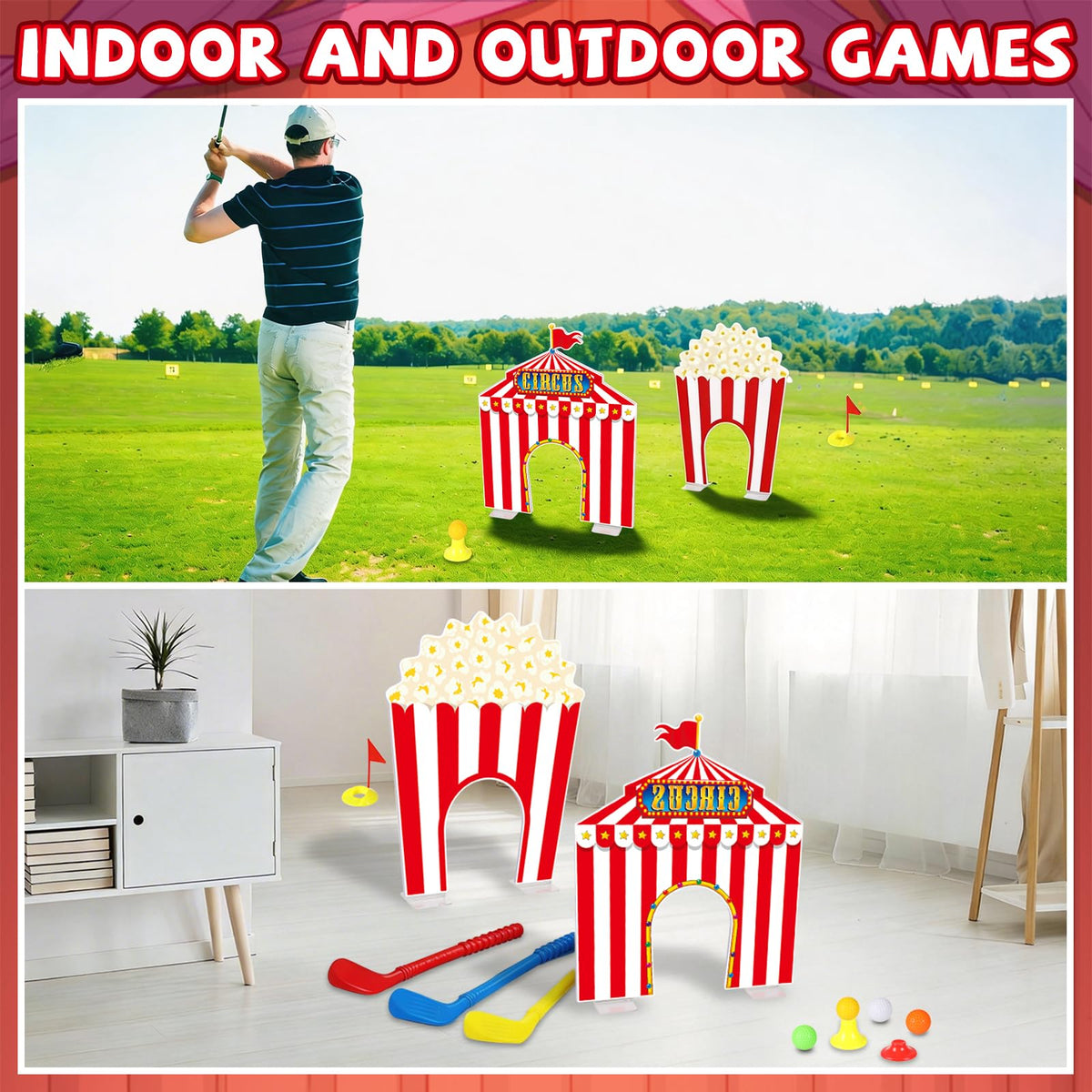 Oitnlaughter circus tent design that adds festive decor