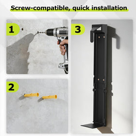 OLenyer easy-installation on any garage or basement wall for quick setup.