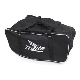 The Trilite Push Cart fits comfortably inside the OMADA GOLF Carry Bag.