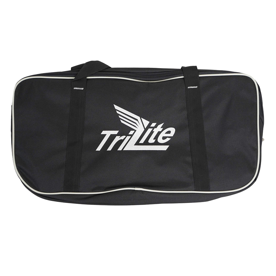 OMADA GOLF Trilite Carry Bag shows the one-zip opening for quick access.