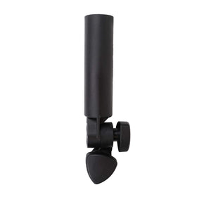 Omada Golf Trilite Push Cart Umbrella Holder attached securely for shade on the course.