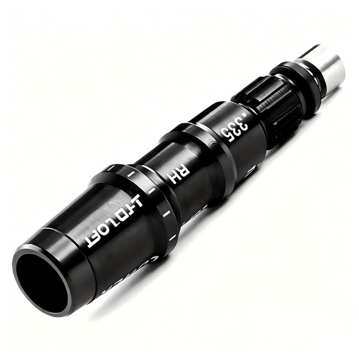 OMBKS loft and lie adjustment range mirrors OEM capability for precise flight tuning.