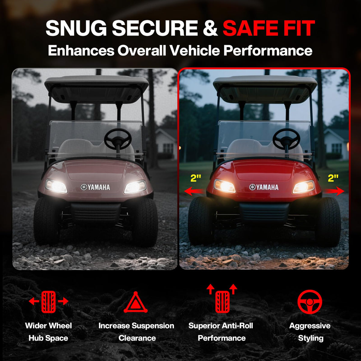 OMEIPMEO spacer aids brake clearance and reduces tire rub