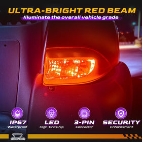 OMEIPMEO bumper for Club Car Precedent integrates with the lighting kit
