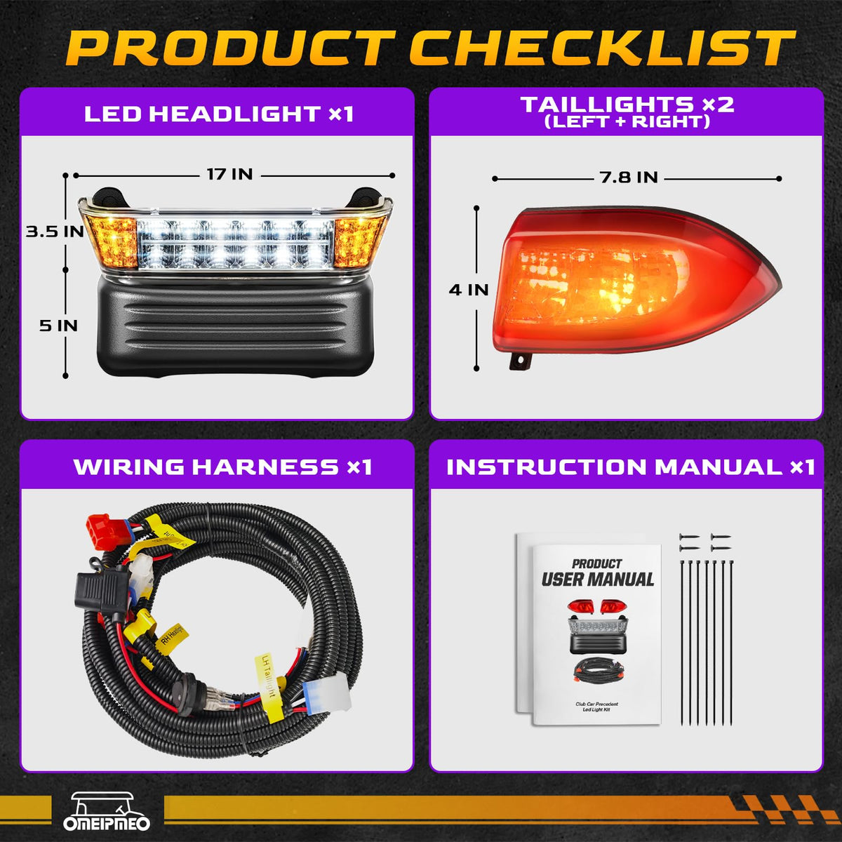 OMEIPMEO compatibility overview confirms fitment with 2004-UP electric models