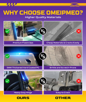 OMEIPMEO Club Car Precedent windshield protective film guards against scratches in transit