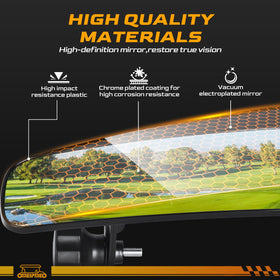 OMEIPMEO durable ABS shell and bracket resist impacts, rust, and UV damage.