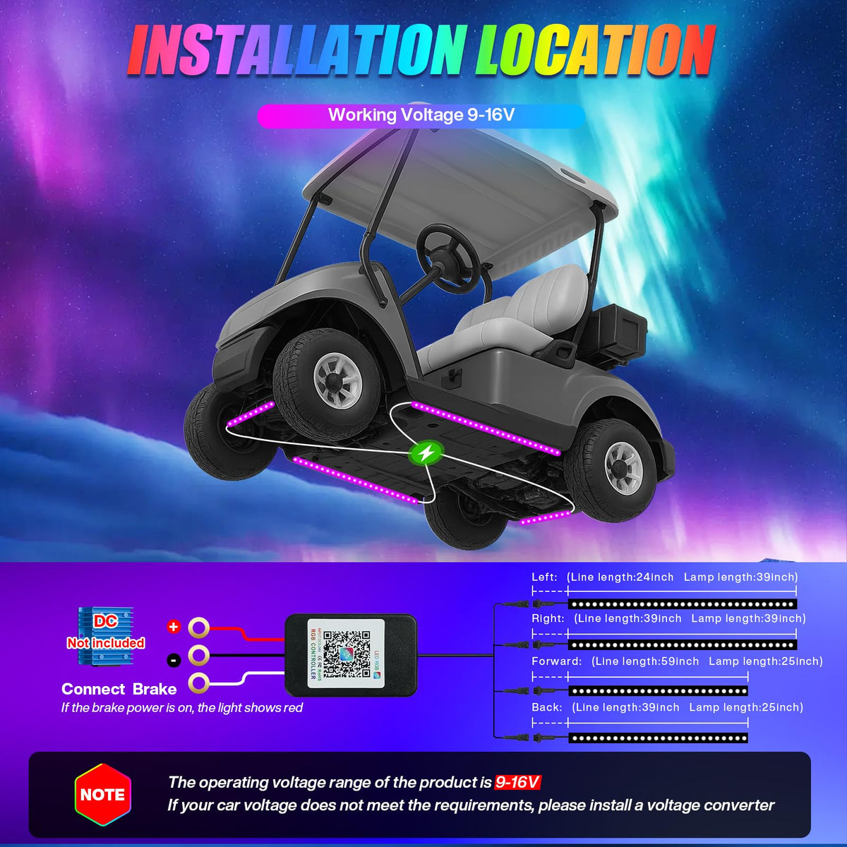 OMEIPMEO ezgo club car yamaha compatible lights fit popular golf carts.