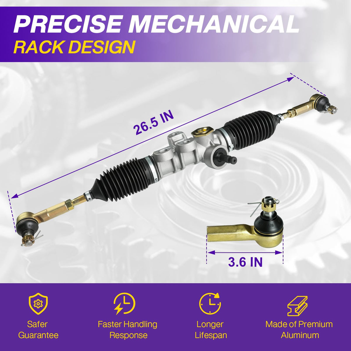 Compatible with EZGO RXV models ensures reliable fit and performance.