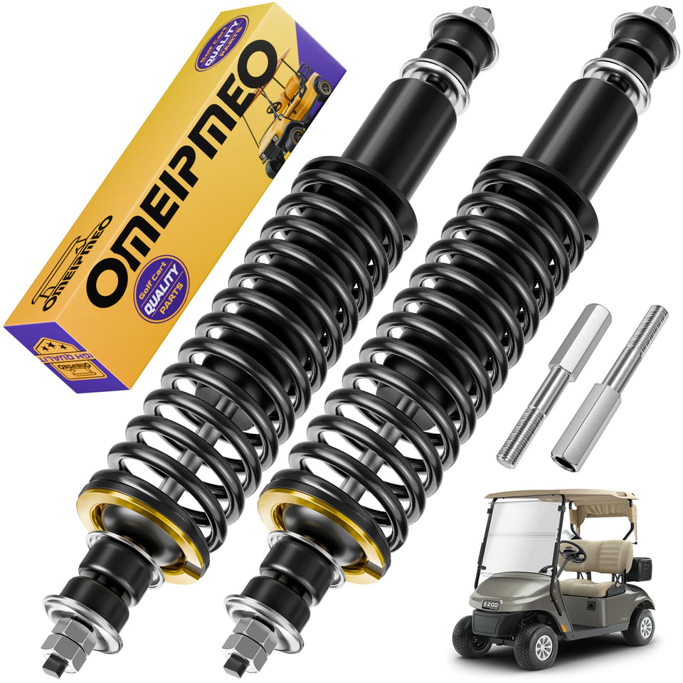OMEIPMEO EZGO TXT shocks front assembly improves ride stability on rough roads