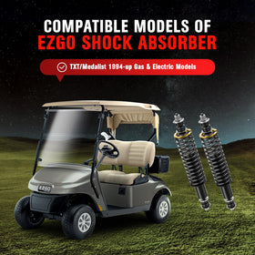 OMEIPMEO EZGO TXT shocks rear assembly reduces bounce on uneven terrain