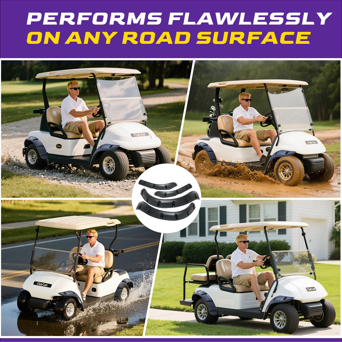 OMEIPMEO package includes flares and screws for a full setup.