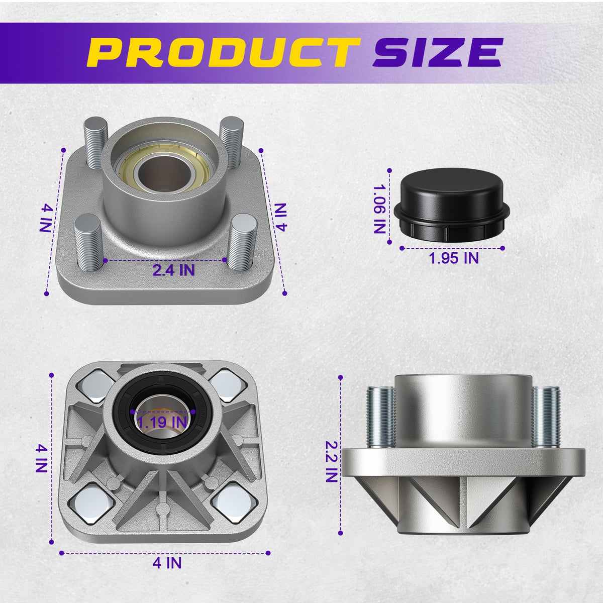OMEIPMEO G16 front hub ensures smooth spins and minimal maintenance.