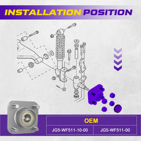 OMEIPMEO Yamaha G19 front hub offers reliable drive and steering.