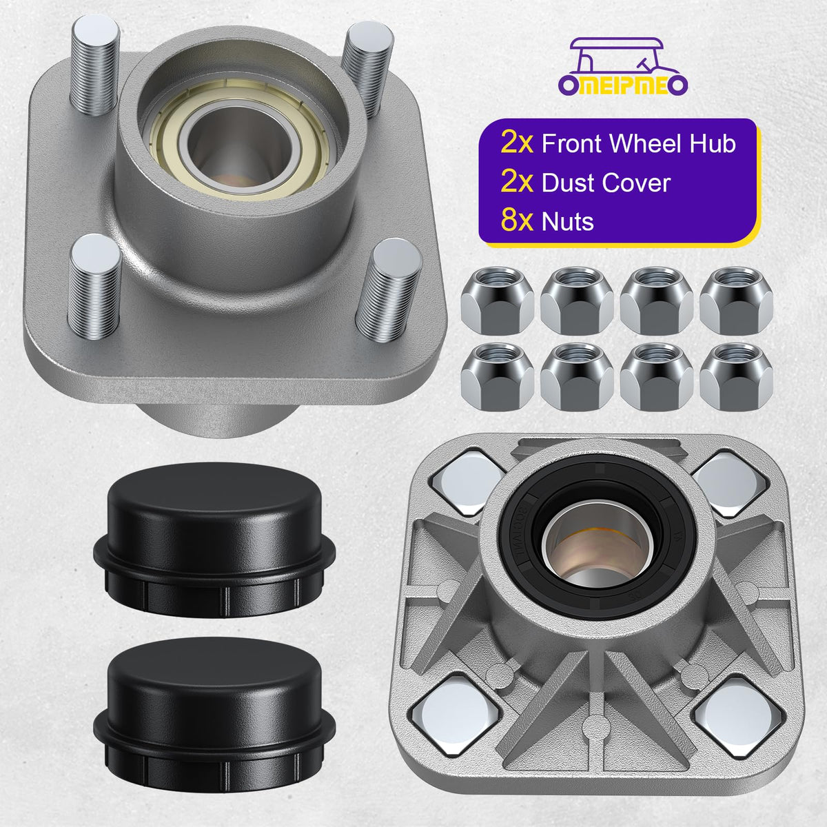 OMEIPMEO Yamaha G29 drive hub stabilizes handling on uneven surfaces.