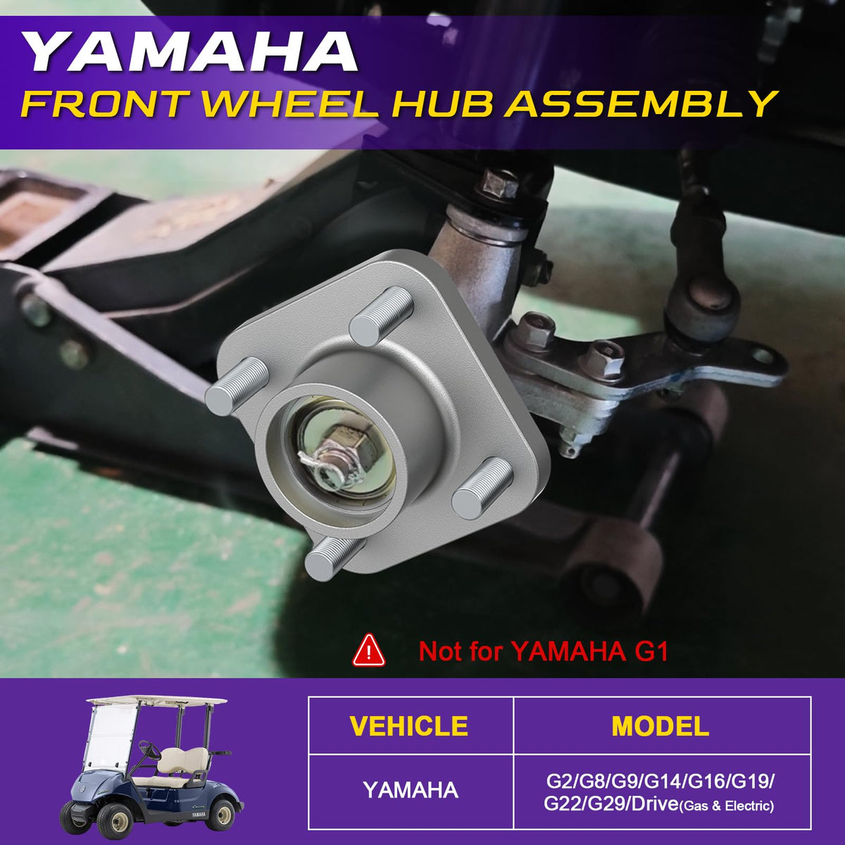 OMEIPMEO hub for Yamaha G9 keeps wheels aligned during daily use.