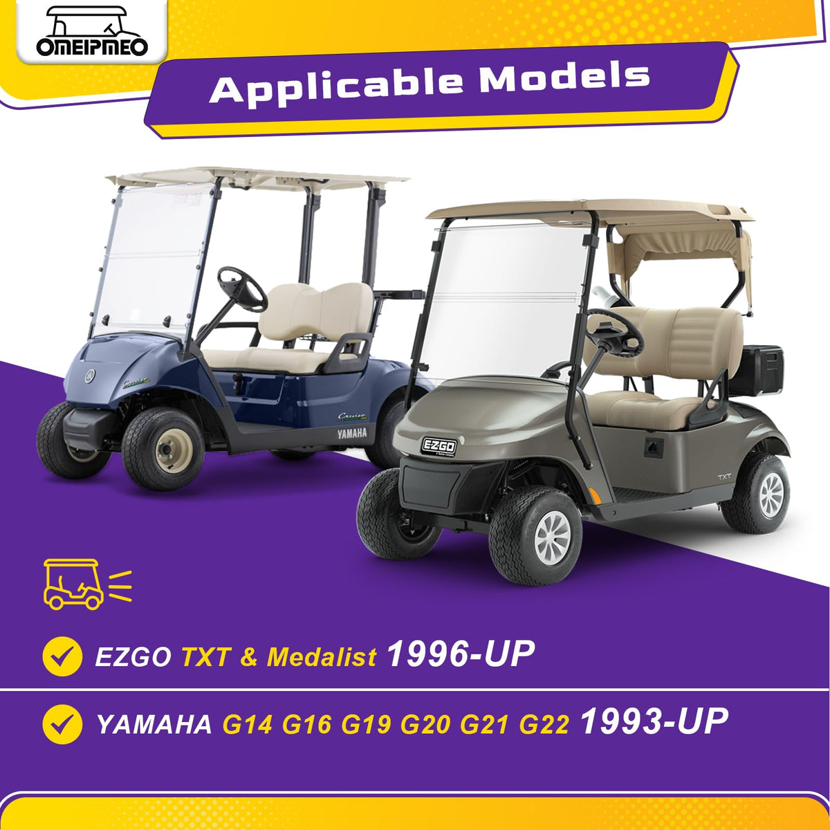 OMEIPMEO EZGO Medalist brake cluster showing OEM-style replacement