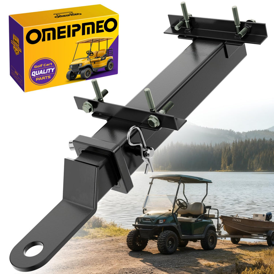 OMEIPMEO golf cart hitch with 2-inch receiver for secure towing