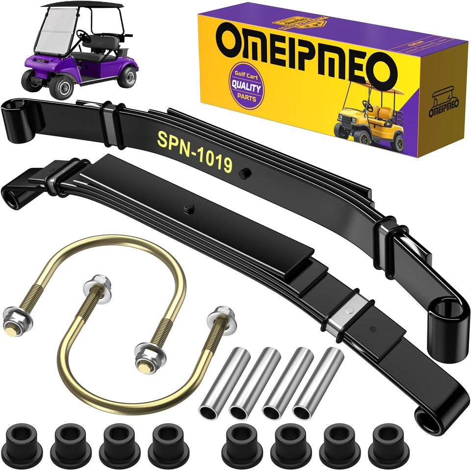 OMEIPMEO golf cart rear leaf spring kit for Club Car DS improves ride stability.