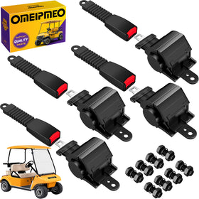 OMEIPMEO golf cart seat belt kit 42-inch retractable for comfortable, secure rides