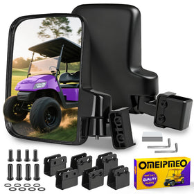 OMEIPMEO golf cart side mirror folding for compact storage and flexible viewing angles.