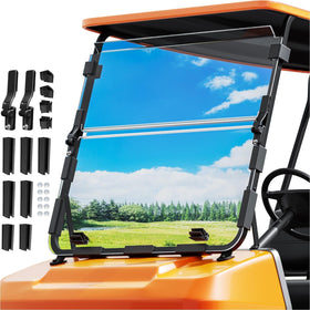 OMEIPMEO golf cart windshield front view for Club Car DS with clear visibility