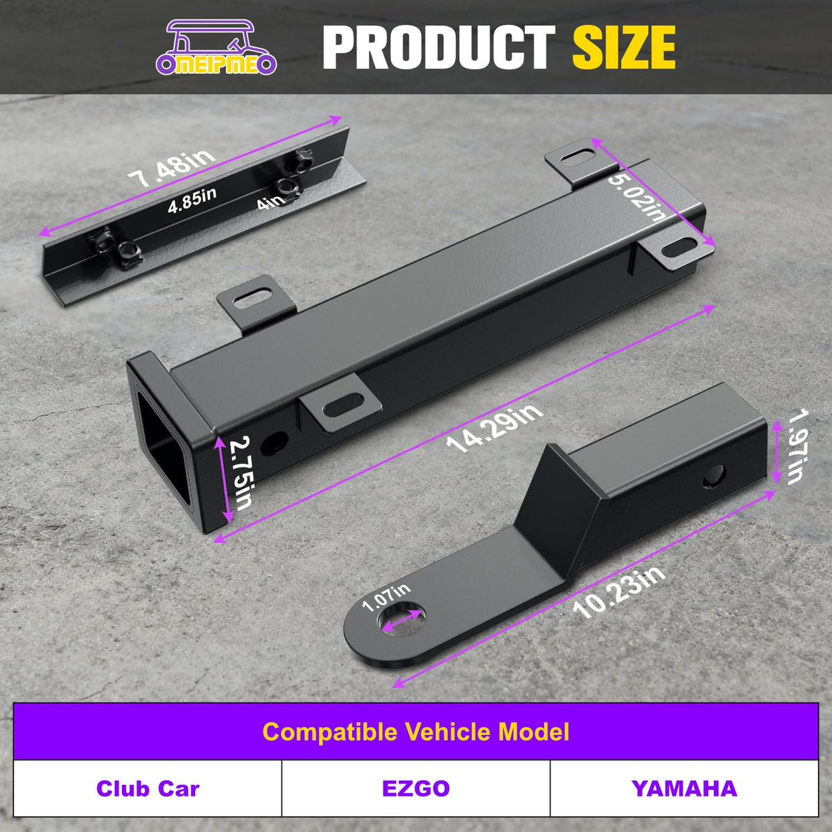Comprehensive hardware kit included for quick assembly