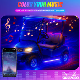 OMEIPMEO multi-color mode underglow offers 16 million colors for personalized looks.