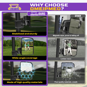 OMEIPMEO multi-size clips fit different cart frames with ease.