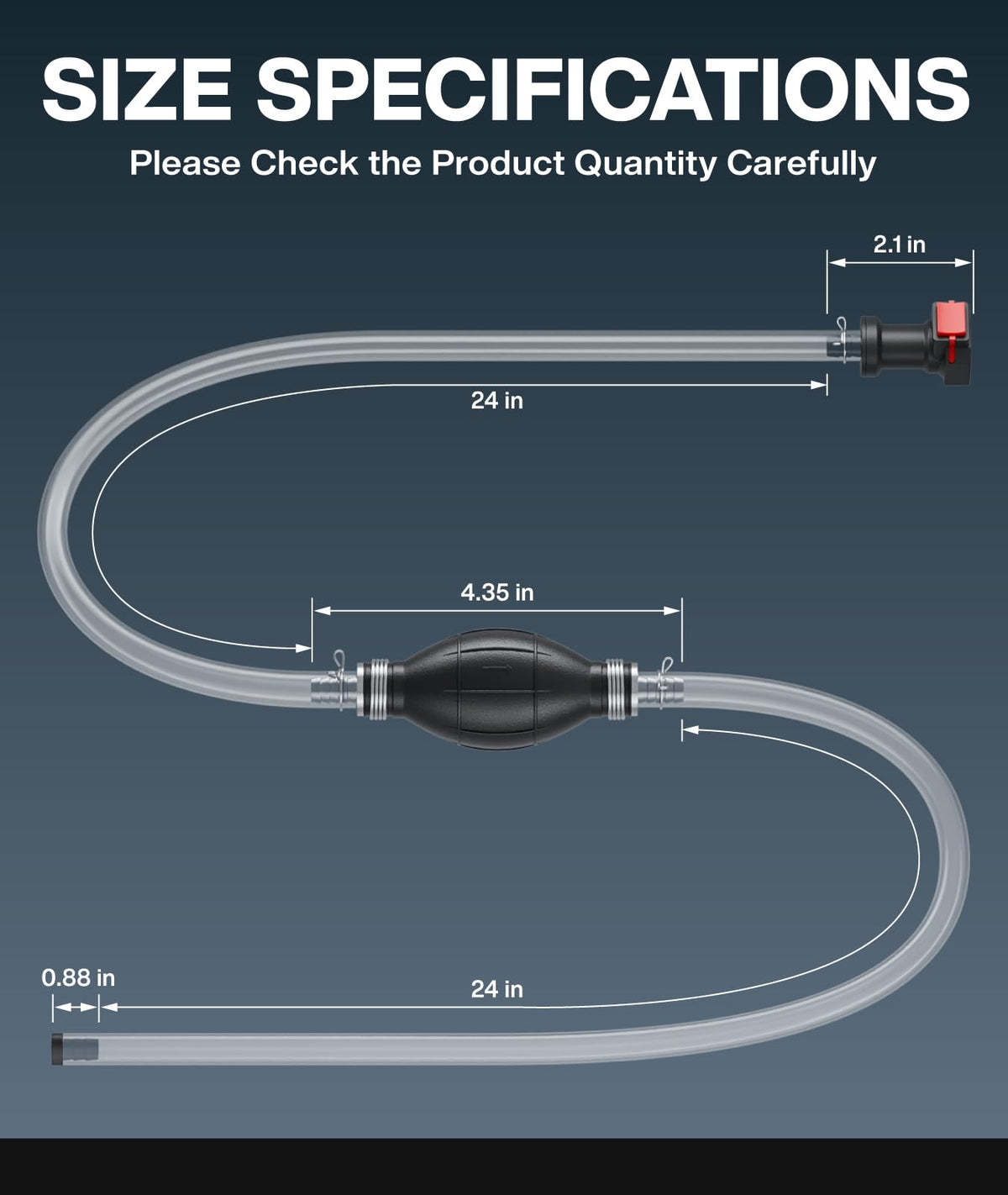 OMEIPMEO water filling kit shows safe, controlled flow