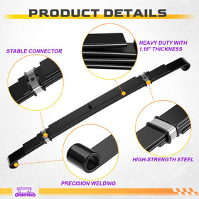 OMEIPMEO U-bolts support secure mounting for quick spring upgrades