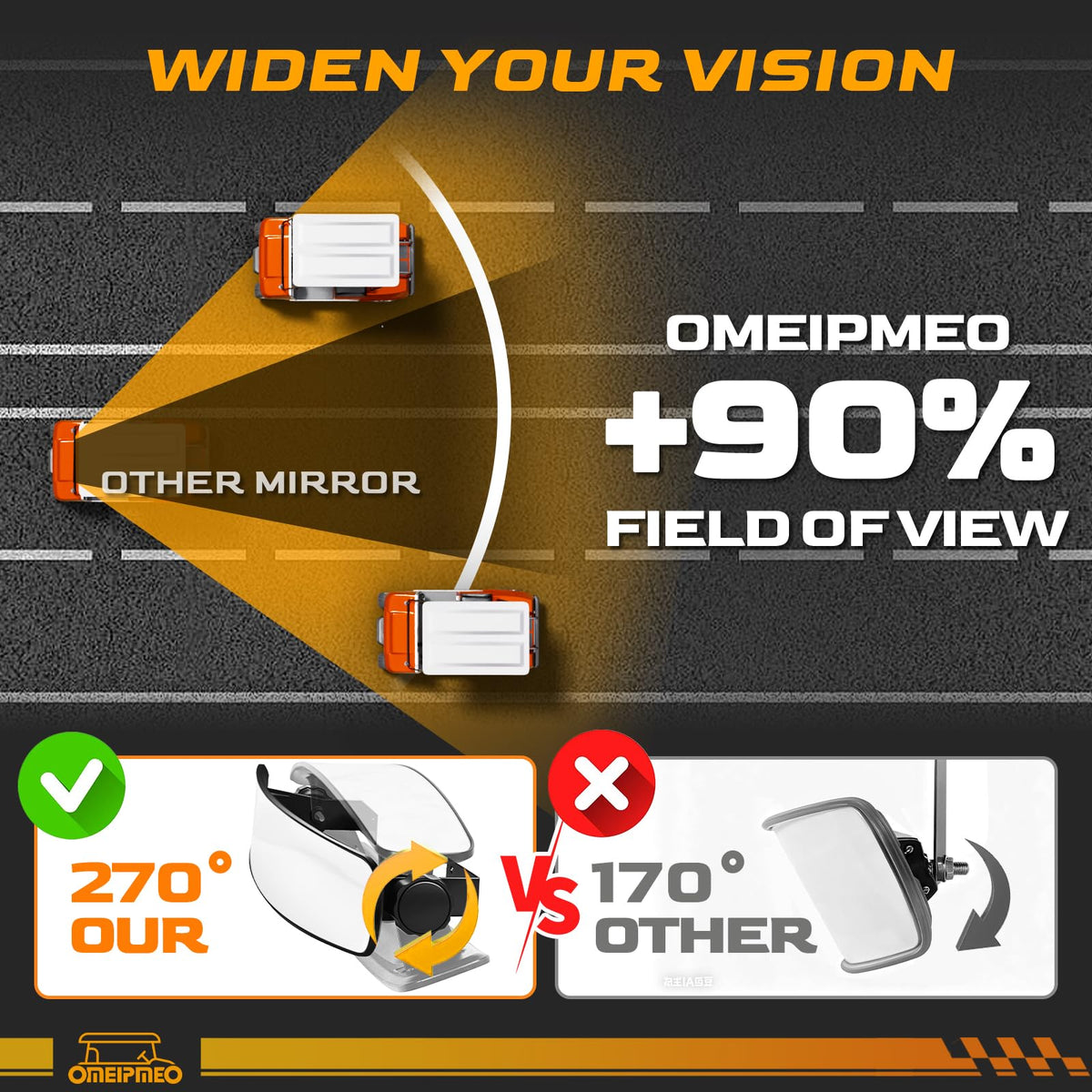 OMEIPMEO universal fit works with Club Car, EZGO, Yamaha and more.