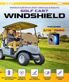 OMEIPMEO 5mm PC tint windshield highlights premium material and glare reduction
