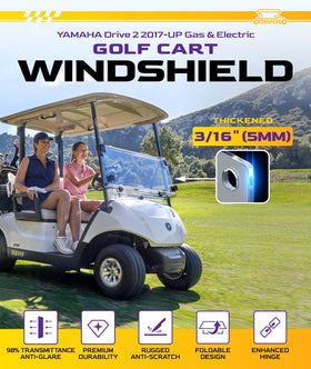 OMEIPMEO 5mm PC clear windshield enhancing visibility