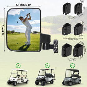 Omgro glass lens with ABS body delivers clear, durable visibility.