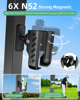 Omnqira neodymium magnets offer strong phone hold during play.